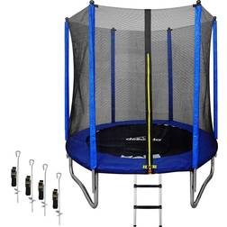 Dellonda 6ft Outdoor Trampoline with Safety Enclosure Net