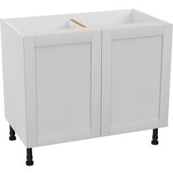 GoodHome Ashmead Base Kitchen Cabinet - Matt Dove Grey