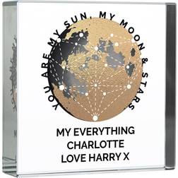 Personalised Memento Company Crystal Token 8 x 8 x 2 cm Figurine