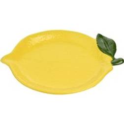 Hestia Set of 4 Lemon Plates - Bright Yellow Plate Sets 4pcs