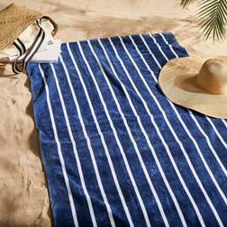 Habitat Skinny Stripe Beach Bath Towel Blue