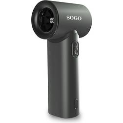 Sogo Håndholdt Ventilator Genopladelig Sort