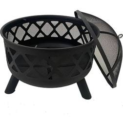 Neo Black Outdoor Heater Fire Pit Bowl 61.0 cm x 63.0 cm