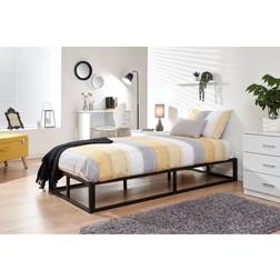 Hashtag Home Reign Platform Black Single Frame Bed