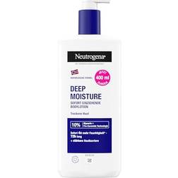 Neutrogena Deep Moisture Omedelbart Absorberande Kroppslotion 400 ml