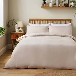 Dunelm Super Soft Duvet Cover Beige (230x220cm)