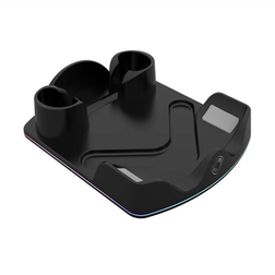 Helmet Charging Base Handle Contact Seat Black For 3S VR