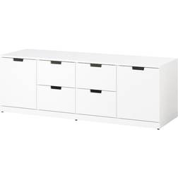 IKEA Nordli White Kommode 160x54cm