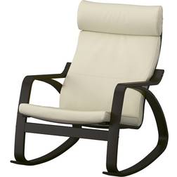 IKEA Poang Black/Brown Gungstol 95cm