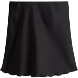 H&M Satin Slip Skirt - Black