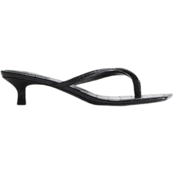 H&M Kitten Heeled Sandals - Black
