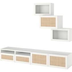 IKEA Besta White/Beige TV-bänk 240x190cm