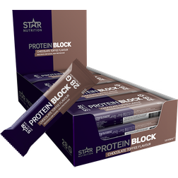 Star Nutrition Protein Block Bar Chocolate Toffee 60g 12 st