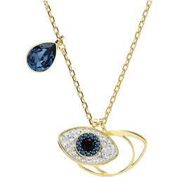 Swarovski Symbolica Pendant - Gold/Transparent/Blue