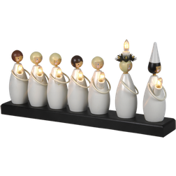 Star Trading Lucia Procession White Adventsljusstake 48cm