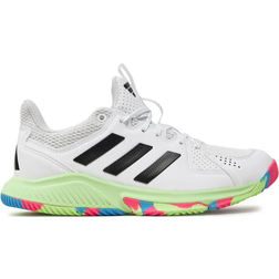 adidas Court Flight W - Cloud White/Core Black/Green Spark