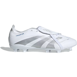 adidas Predator League Fold Over Tongue FG/MG - Cloud White/Silver Metallic/Bright Royal