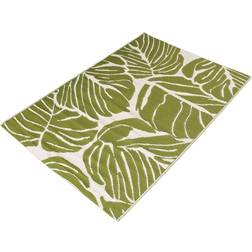Dreamscene Palm Tree Leaf White, Green 120x170cm