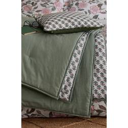 Joules Indienne Blockprint Throw 150 x 200 cm Blankets Green