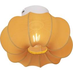 QAZQA Japandi Loftslampe Guld 27 cm Pendel
