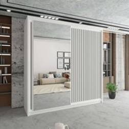 Sliding Wardrobes 4u Stylish with LED Light 150 cm x 217 cm Wardrobe