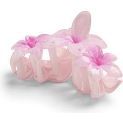 Pieces Flerfärgad Rosa Hårklämma Med Hawaiiblomma