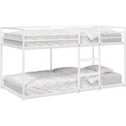 Berkfield Home Without Mattress White 75x190 cm Steel Bunk Bed