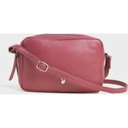 Assots London AVON Soft Nappa Full Grain Real Leather Crossbody Bag - Pink