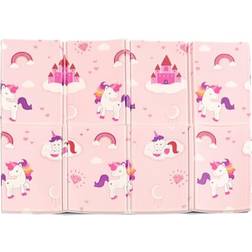 KandyToys Folding Nursery Floor Mat 120 x 90 cm