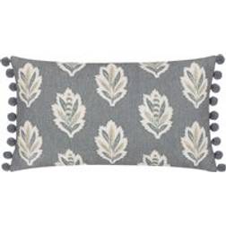Sanderson Sessile Leaf Printed 30cm x 50cm - Scatter Cushion Blue