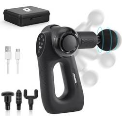 Geepas Portable Massage Gun Deep Tissue 4 Heads