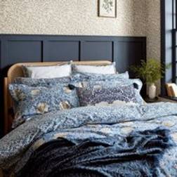 Morris & Co Pimpernel Double Set Woad Duvet Cover Blue
