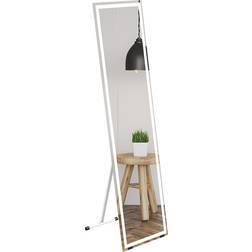 Portland White LED Standing Full Length 150 x 40 cm 32W Floor Mirror