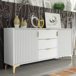 Creative Furniture Tide Crest White 140 cm Sideboard
