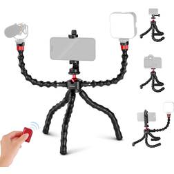 Neewer T91 Flexible Tripod Wiggle with 2 Magic Arms