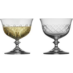 Lyngby Glas Eaton Champagneskål 2 st Klar Färg Champagneglas