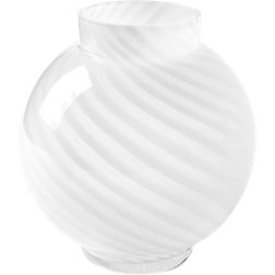 Åhléns Home Glasvas Dahlia Swirl Dekoration Vit ONESIZE Vas
