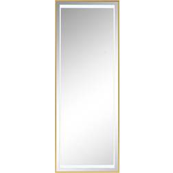 Home ESPRIT Golden Aluminium Dressing Mirror 50 x 0.5 x 150 cm Golvspegel