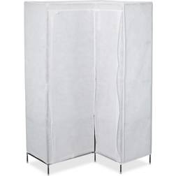 Relaxdays Corner Canvas 3rd Generation 169 x 100 x 83 cm Wardrobe 100x169cm