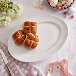 Dunelm Large Platter - White Serving Dish