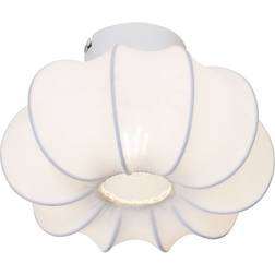 QAZQA Japandi Loftlampe Hvid 27 cm Loftplafond