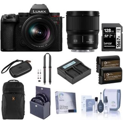 Panasonic Lumix S5II Mirrorless Camera with 20-60mm f/3.5-5.6 and 50mm f/1.8 Lens