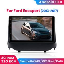 Awesafe Ford Ecosport 2013-2017 Double Din Car Stereo Radio Sat Nav GPS BT Wifi DAB+