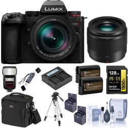 Panasonic Lumix G9II Mirrorless Camera with Lens and 25mm f/1.7 Lens