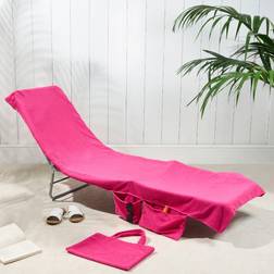 Brentfords Beach In A Bag Bath Towel Pink (215x75cm)