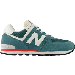 New Balance Toddler574 - New Spruce/Blast Red