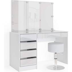 Vicco Sherry White Dressing Table 55x120cm 2pcs