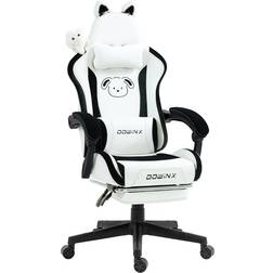 Dowinx Gaming Stuhl Süße Hund Edition Ergonomischer Computerstuhl