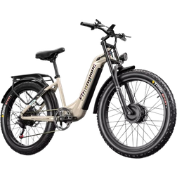 Shengmilo 2000W Electric Bike with Dual Motors - Light Yellow