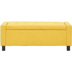 GFW Verona Mustard Storage Bench 102.5x40cm